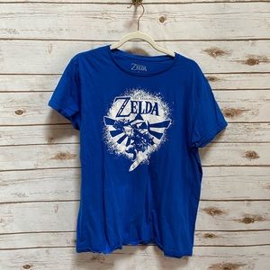 Zelda blue tee shirt size large